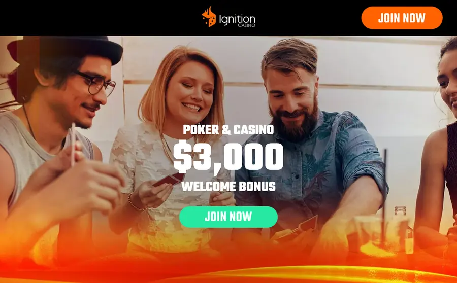 Ignition welcome offer as shown on its own site